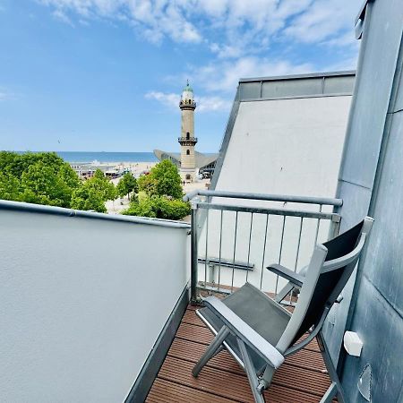 Sonnenuntergang, Am Leuchtturm Apartment Росток Екстериор снимка